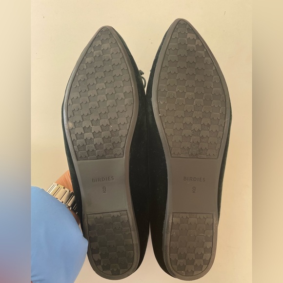 Birdies Green Velvet Goldfinch Flats - Picture 3 of 4